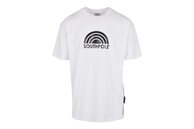 T-shirt Logo Southpole blanc