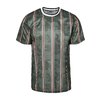 T-Shirt Thin Vertical Stripes AOP T-Shirt grün