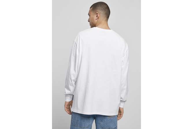 T-shirt à manches longues T-shirt College Southpole blanc