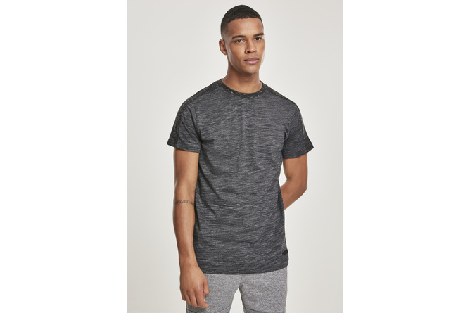 T-Shirt Shoulder Panel Tech Southpole marled charcoal