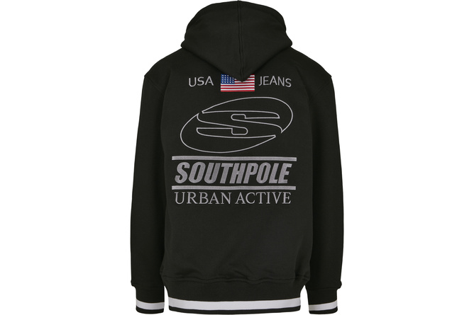 Sweat à capuche Urban Active Southpole noir