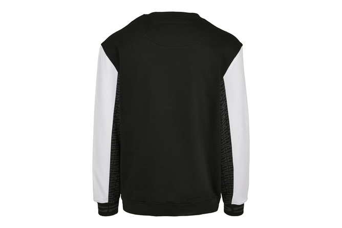 Sweater Rundhals / Crewneck Color Block Southpole schwarz/weiß