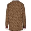 Longsleeve Sweater Logo AOP Southpole mocha