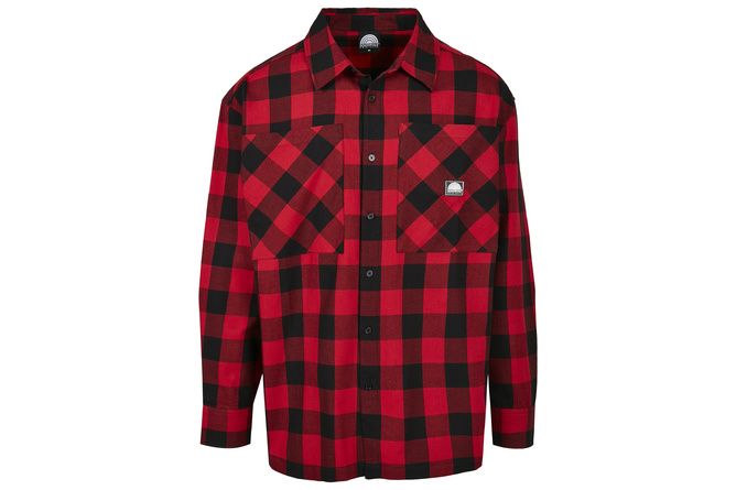 Camisa a Cuadros Flannel Southpole Rojo