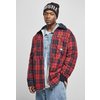 Giacca Sherpa Checkered Flannel Southpole rosso