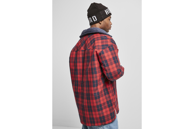 Veste Sherpa Checkered Flannel Southpole rouge