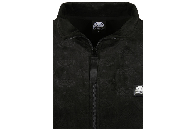 Jacket AOP Velour Southpole black