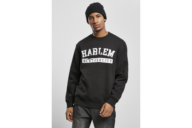 Pull col rond Harlem Southpole noir