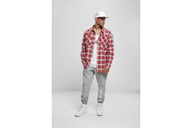 Checkered Shirt Woven SP Southpole red