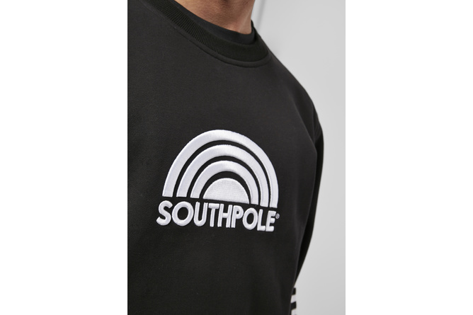 Maglione girocollo 3D Southpole nero