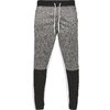 Pantalon survêtement Color Block Marled Southpole gris / noir