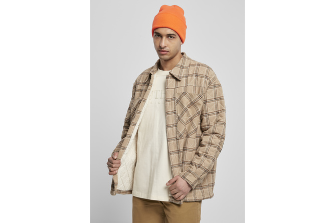 Quilted Shirt Jacket Flannel Southpole warm sand