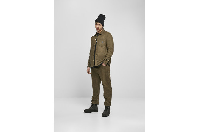 Hemd Poly Suede Woven Southpole olive