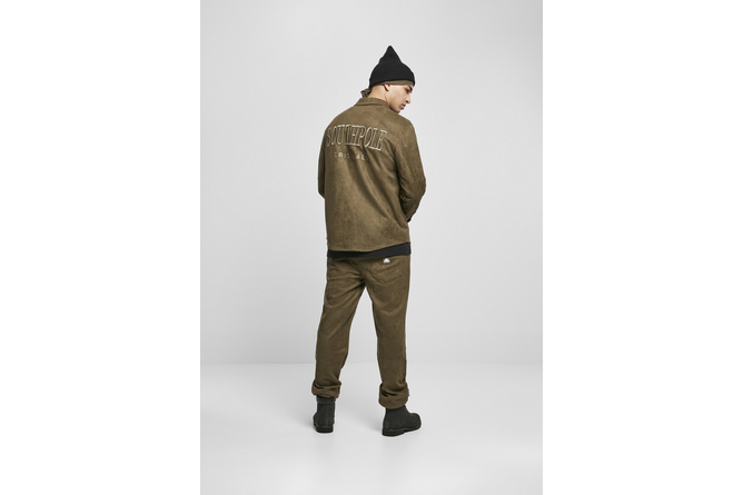 Hemd Poly Suede Woven Southpole olive