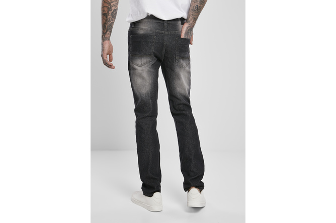 Stretch Jeans Basic Skinny Fit Southpole nero washed