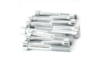 Tornillo hexagonal M8x60 galvanizado (x12)