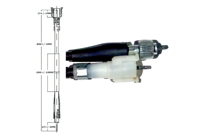 Speedometer Cable Rieju MRX / SMX / RRX