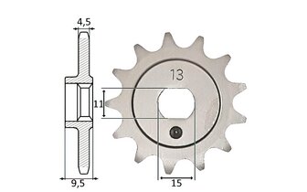 Pignon Kreidler 5V 13 dents - 415