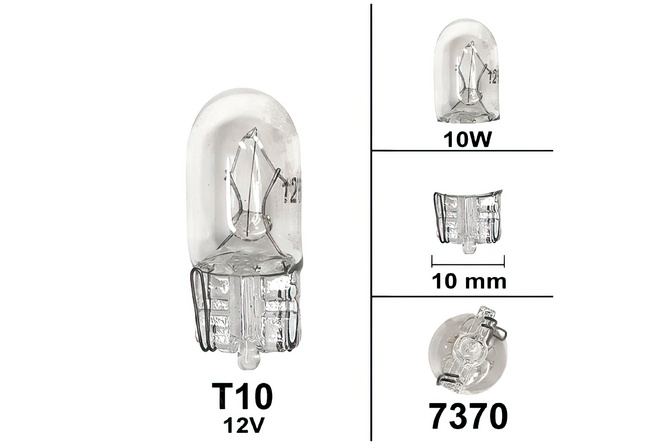 Bulb T10 12V 10W