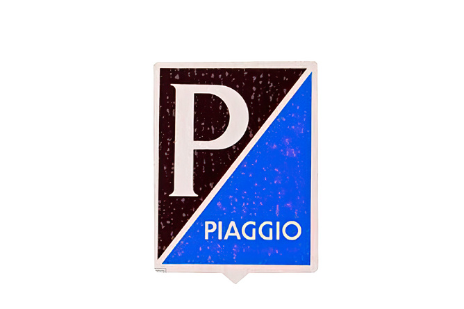Aufkleber Piaggio rechteckig