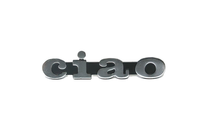 Logo Ciao 9,5cm Cromo