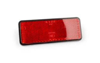 Reflector rectangular Screwed 90x35 red