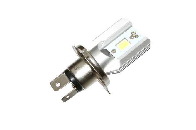 LED Lampe H4 P43T 12V -12W 6000K Weiss