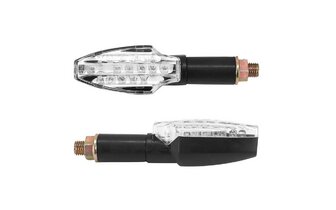 LED Blinker Fuka Schwarz / Transparent
