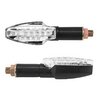 LED Blinker Fuka Schwarz / Transparent