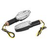 LED Blinker Fuka Schwarz / Transparent