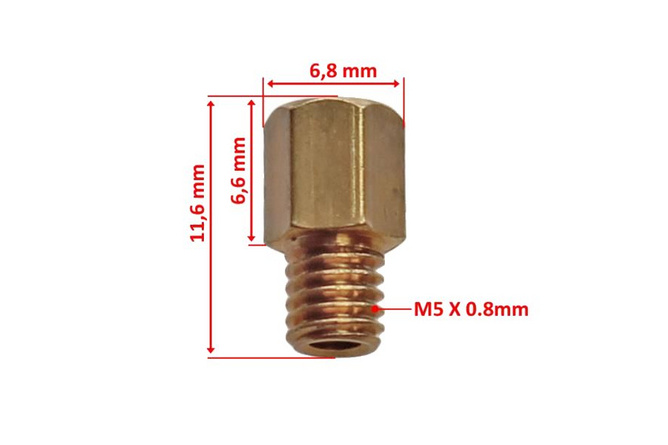 Hauptdüsenset x10 Mikuni TM / TMX / VM 68 - 85