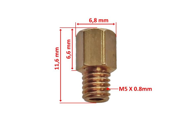 Hauptdüsenset x10 Mikuni TM / TMX / VM 90 - 109