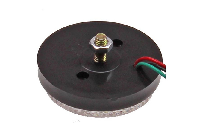 Catadiottro rotondo 58mm con LED bianco