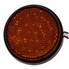 Rückstrahler mit LEDs rund 58mm orange