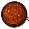Rückstrahler mit LEDs rund 58mm orange