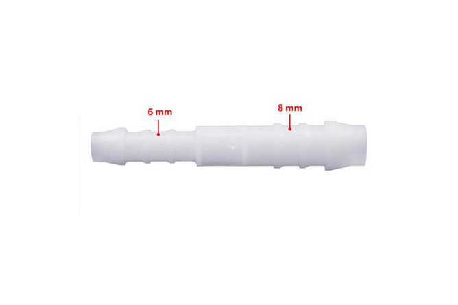 Schlauchverbinder Reduzierstück 8mm / 6mm (x1)