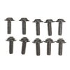 Fairing Screws M6x15 Allen head domed + clip nuts (x10)