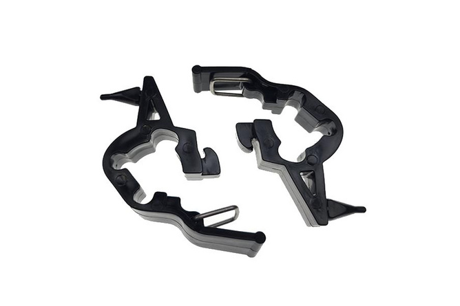 Scheinwerferhalterung Derbi Senda Schwarz (x2)