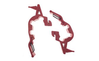 Scheinwerferhalterung Derbi Senda Rot (x2)