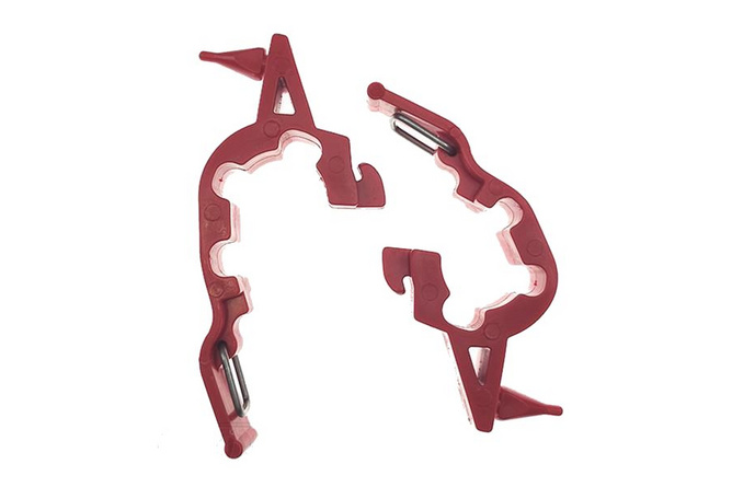 Scheinwerferhalterung Derbi Senda Rot (x2)