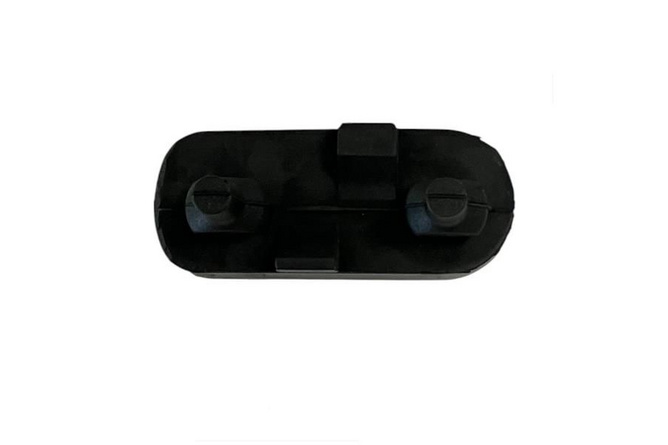 Footrest Rubber right Derbi Senda Black