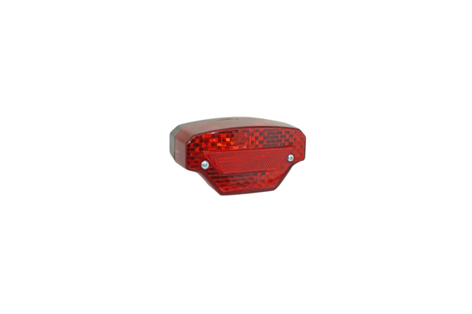 Tail Light universal vintage moped black / red