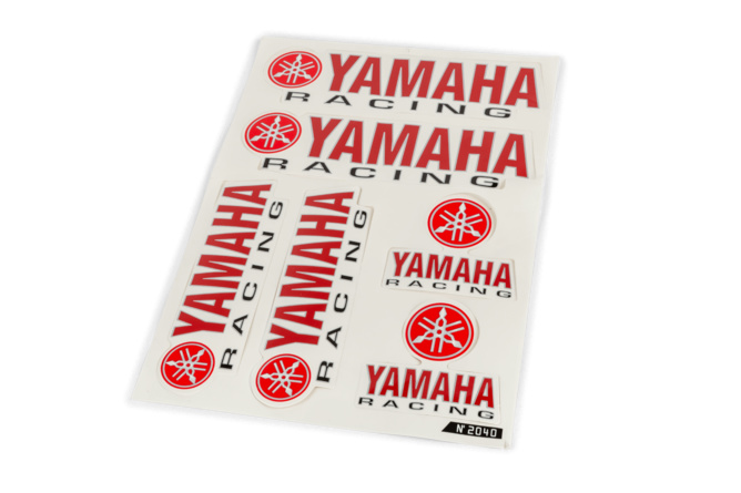 Planche autocollants Marque Yamaha Racing 33x22cm