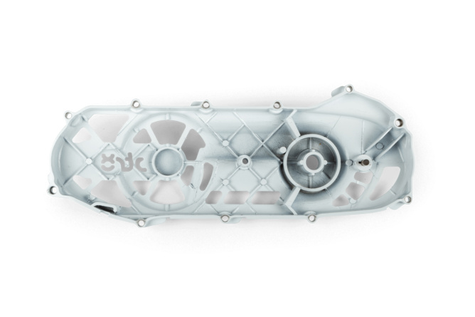 Motorgehäusedeckel / Variodeckel STR8 Extreme Cut Minarelli lang weiß