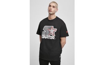 T-Shirt Multicolored Logo Starter schwarz/grau