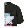 T-shirt Multicolored Logo Starter noir/rose