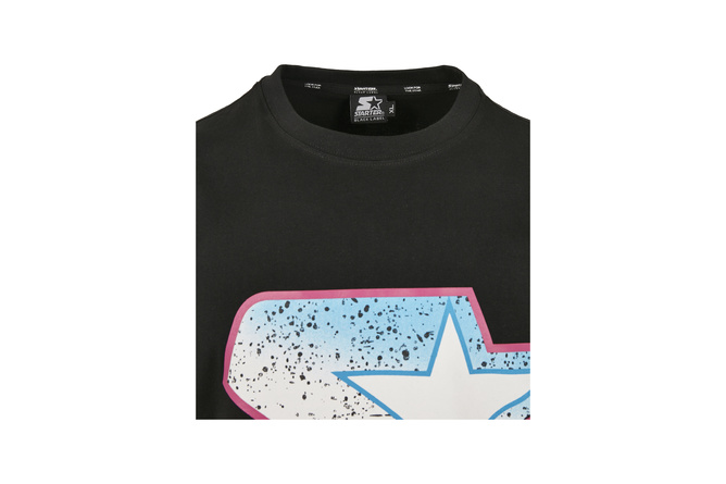 T-Shirt Multicolored Logo Starter black/pink