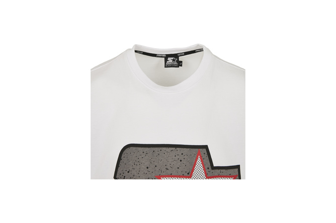 T-Shirt Multicolored Logo Starter white/grey