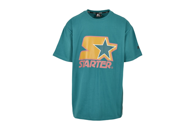 Camiseta Colored Logo Starter verde/amarillo/rosa