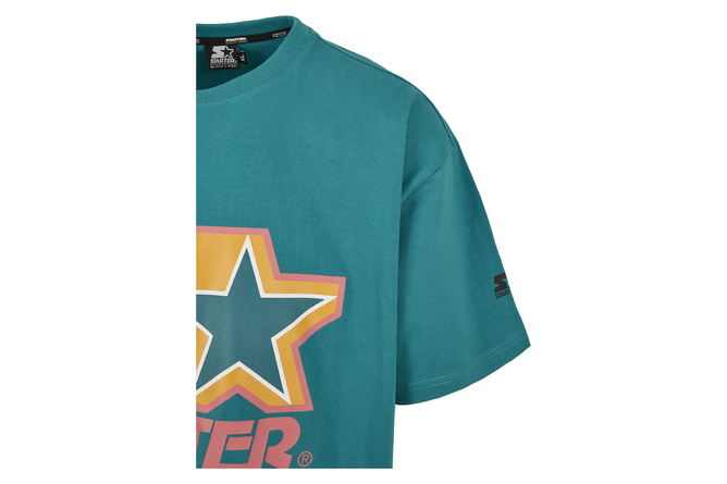 T-Shirt Colored Logo Starter green/yellow/rose